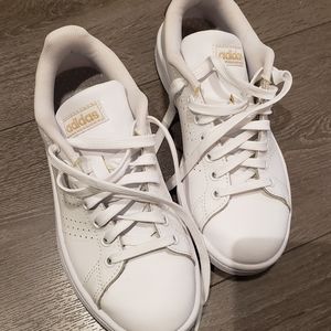 Adidas Advantage Leather Sneakers Size 5